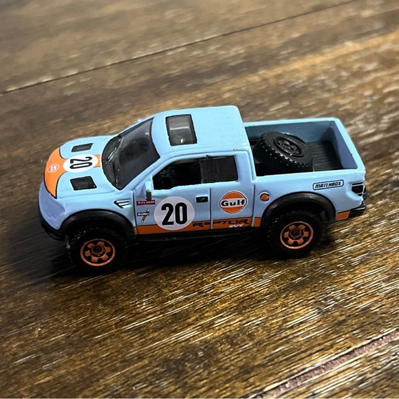 2009 Matchbox Ford F-150 SVT Raptor #20 Blue Die-cast Toy Pickup Truck 1:64 - Picture 1 of 9